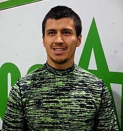 Iroquois lacrosse player Jeremy Thompson