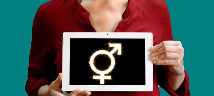 transgender with symbol