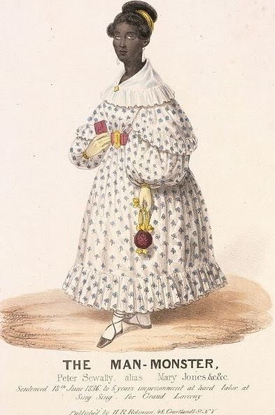 Litografía de Mary Jones Dibujada por H.R. Johnson.