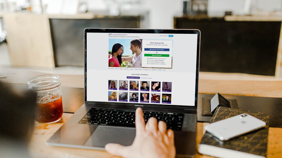 page d'accueil de My Transgender Date